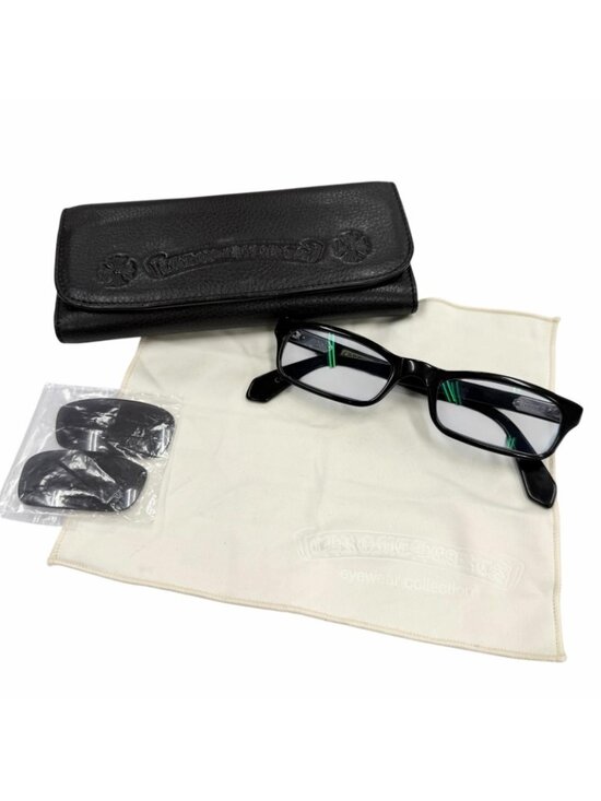 Chrome Hearts Vintage Keeper 2 925 Eyewear Sunglasses Black Silver Prescription main image 8